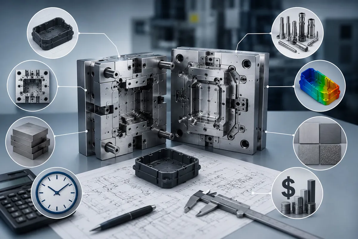 Plastic injection mold prices and cost guide.