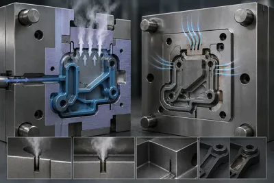 Kalıp gaz tahliyesi ve yanık önleme