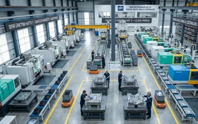 Seri üretim kalıpları ve yüksek adetli imalat çözümleri